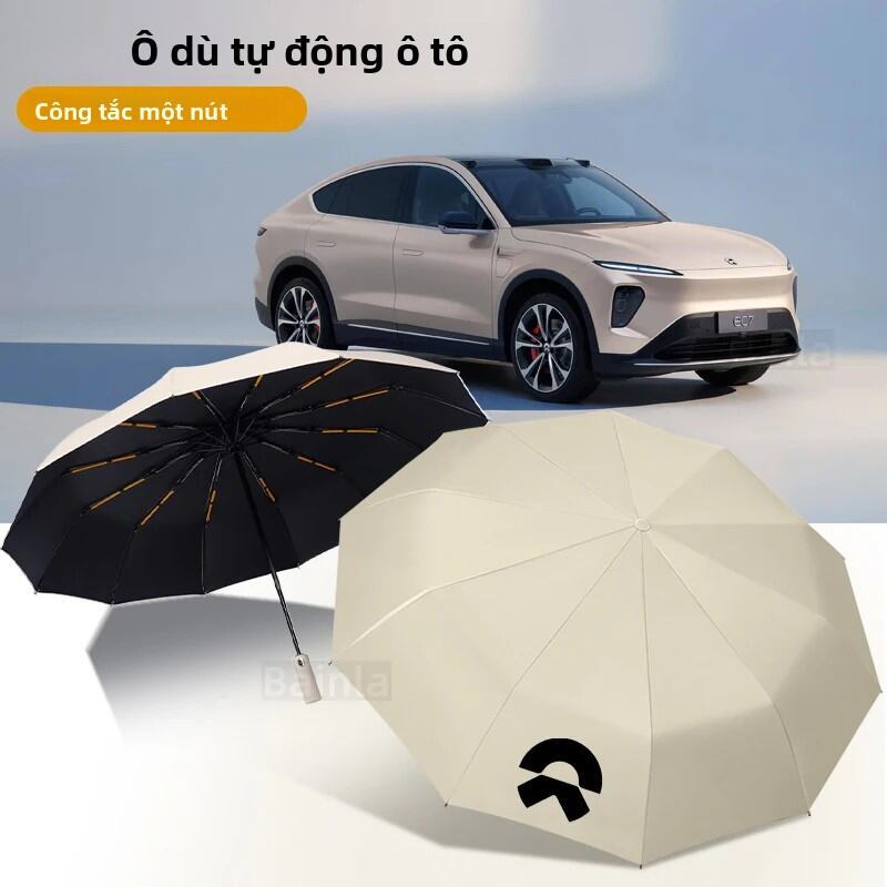 Ô Che Nắng Ô Tô Chống Gió Gấp Tự Động Tùy Chỉnh Phù Hợp Cho NIO EC6 ES6 ES7 ES8 ET7 ET5 ET9 - Phụ Ki
