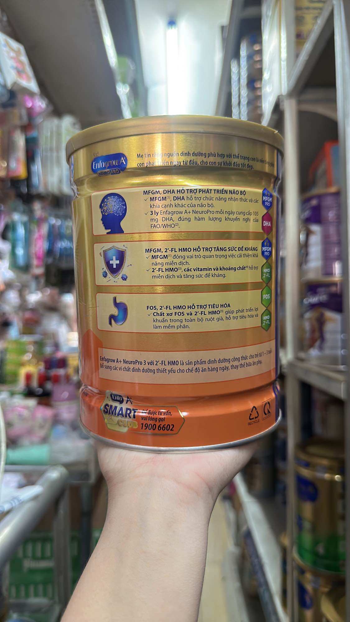 [Mẫu Mới]  Sữa Enfagrow A+ 3, DHA+ Và MFGM 830g