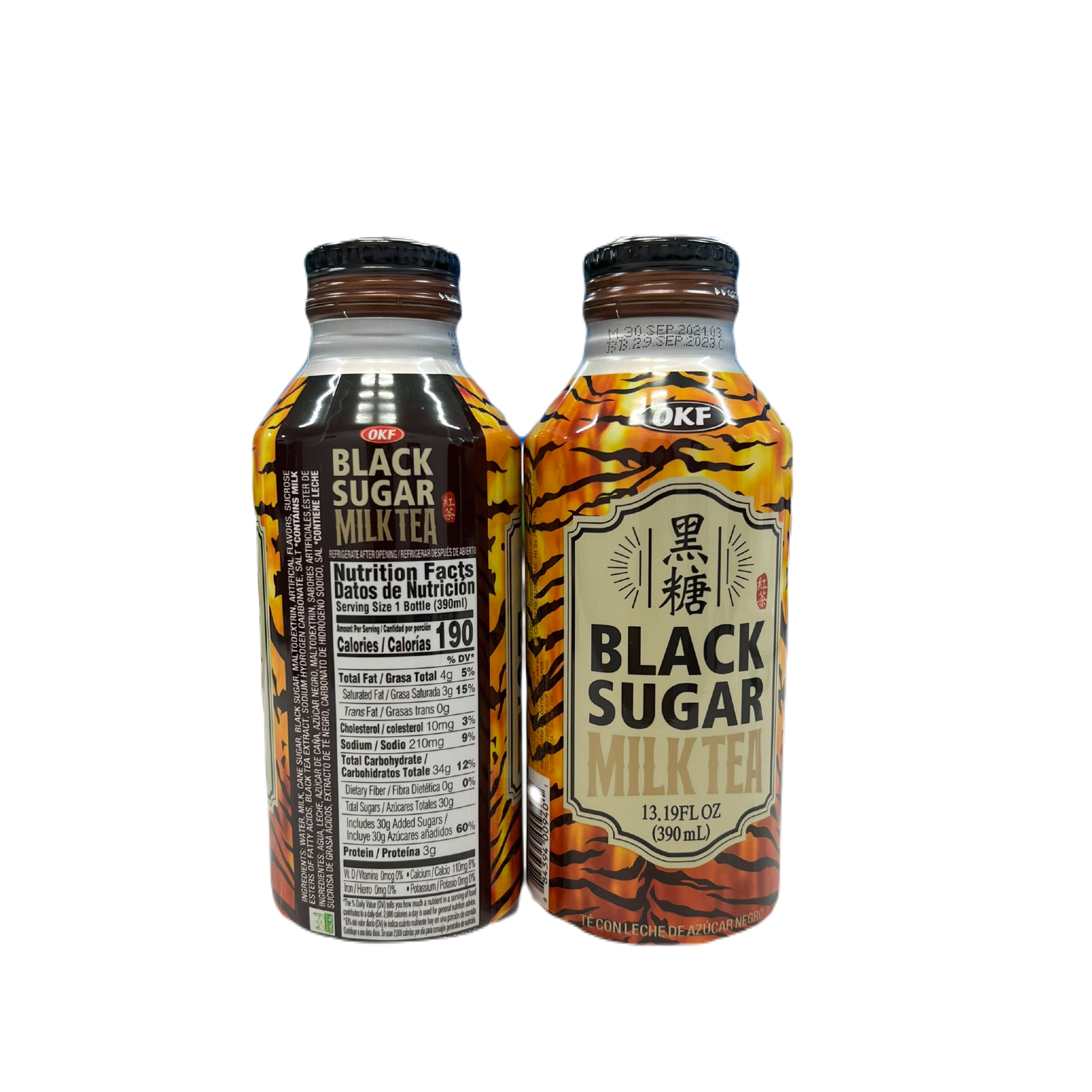 TRÀ SỮA ĐƯỜNG ĐEN 390ML - OKF