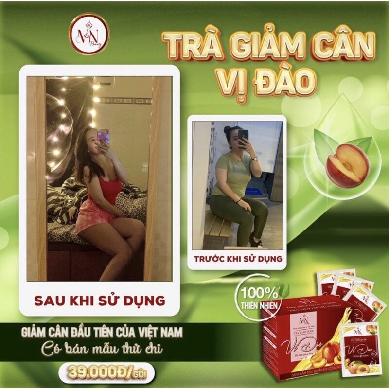 Trà Giảm Cân Vị Đào Đông Anh ( Hàng Công Ty )