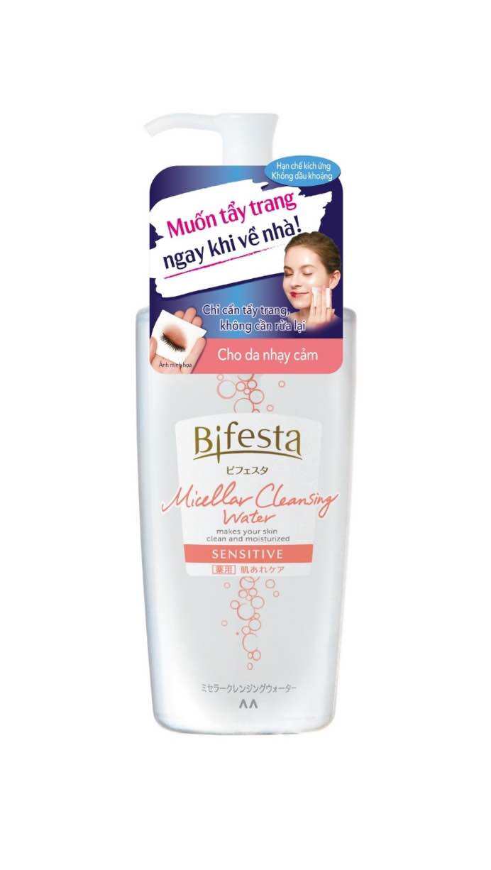 Nước Tẩy Trang Bifesta Micellar Cleansing Water Sensitive 400ml