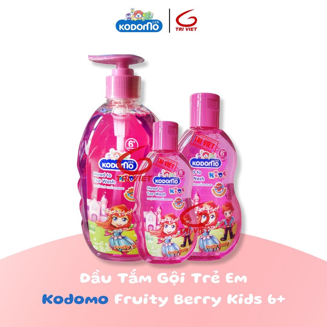 Dầu tắm gội trẻ em Kodomo 6+