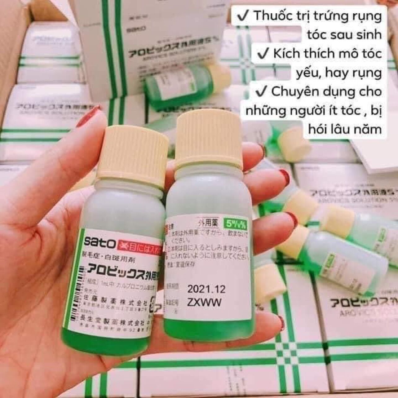 Tinh Chất Mọc Tóc Sato Nhật Bản 30ML