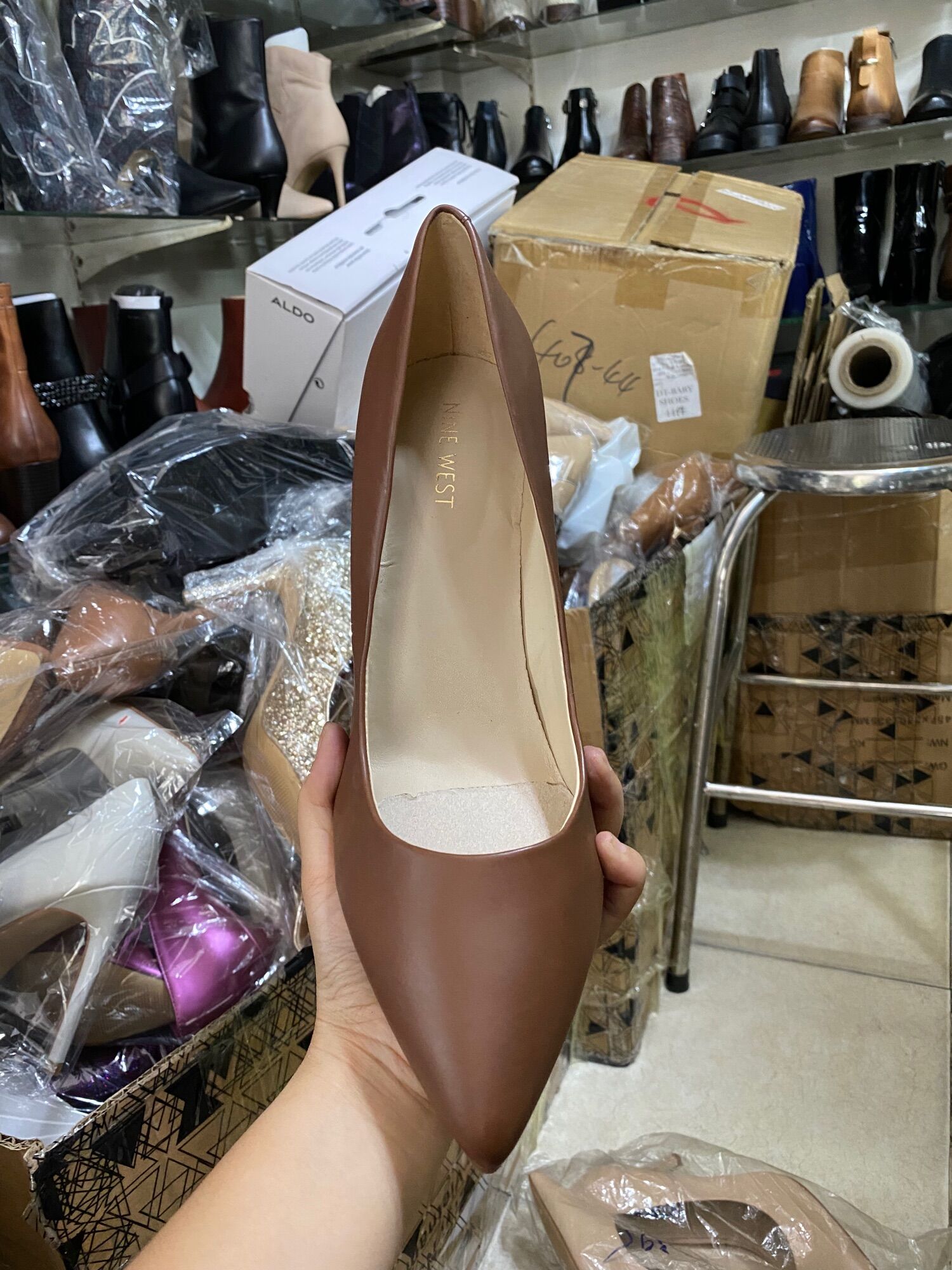 Giày cao gót Nine west xuất Mỹ, bigsize