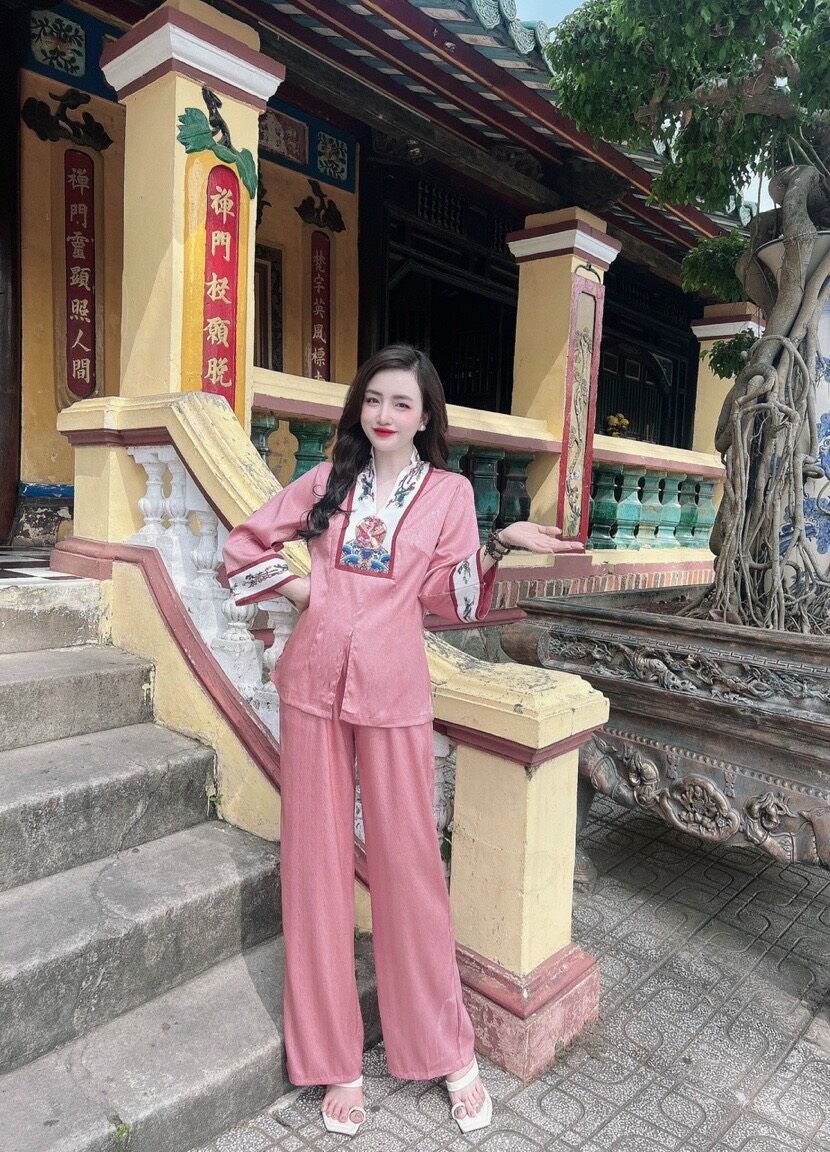 [ Hàng thiết kế] Đồ lam thiết kế lụa xước size 40kg >> 60kg