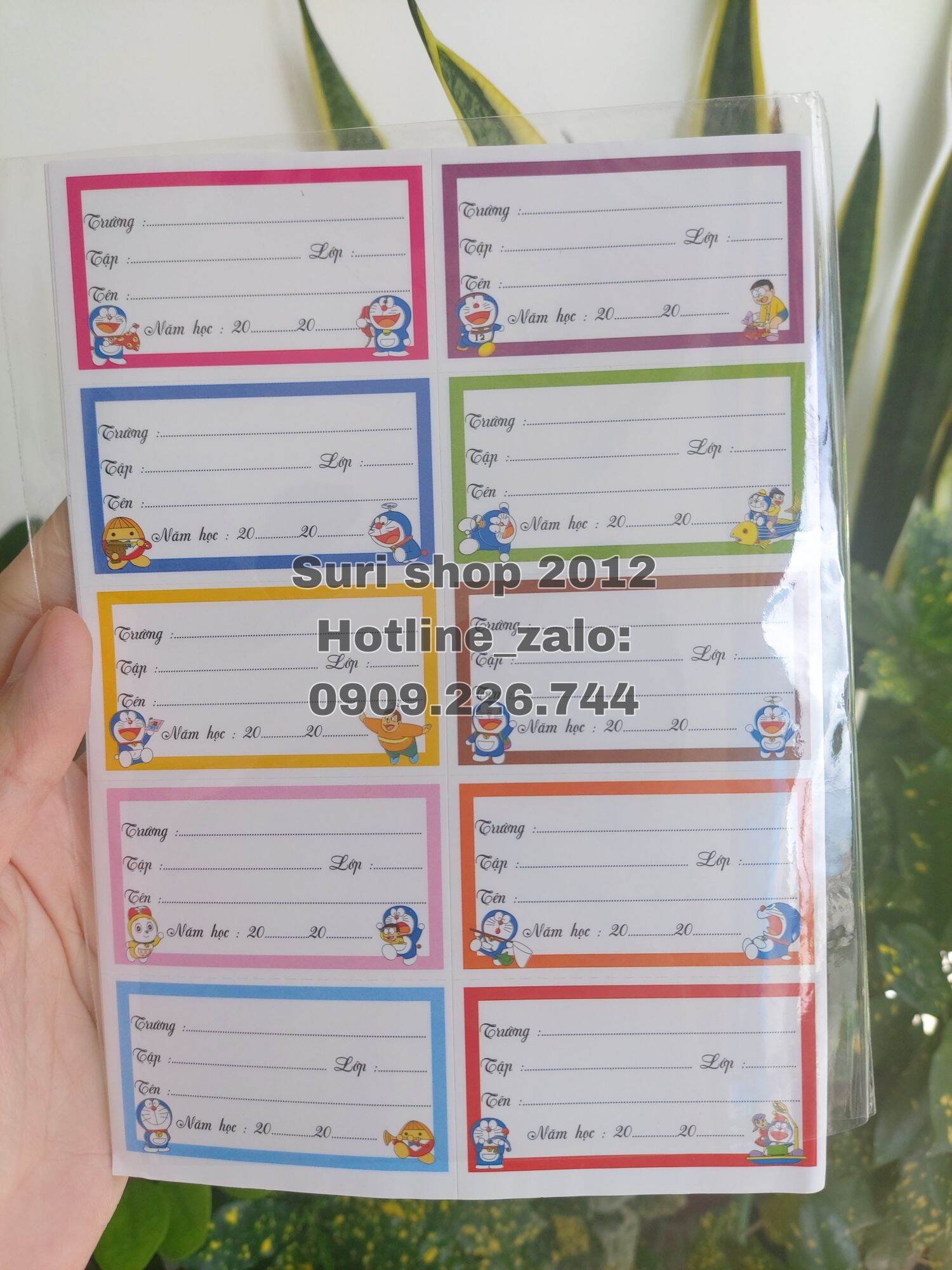 Combo 500 nhãn dán học sinh có keo dán ( mẫu giao ngẫu nhiên )