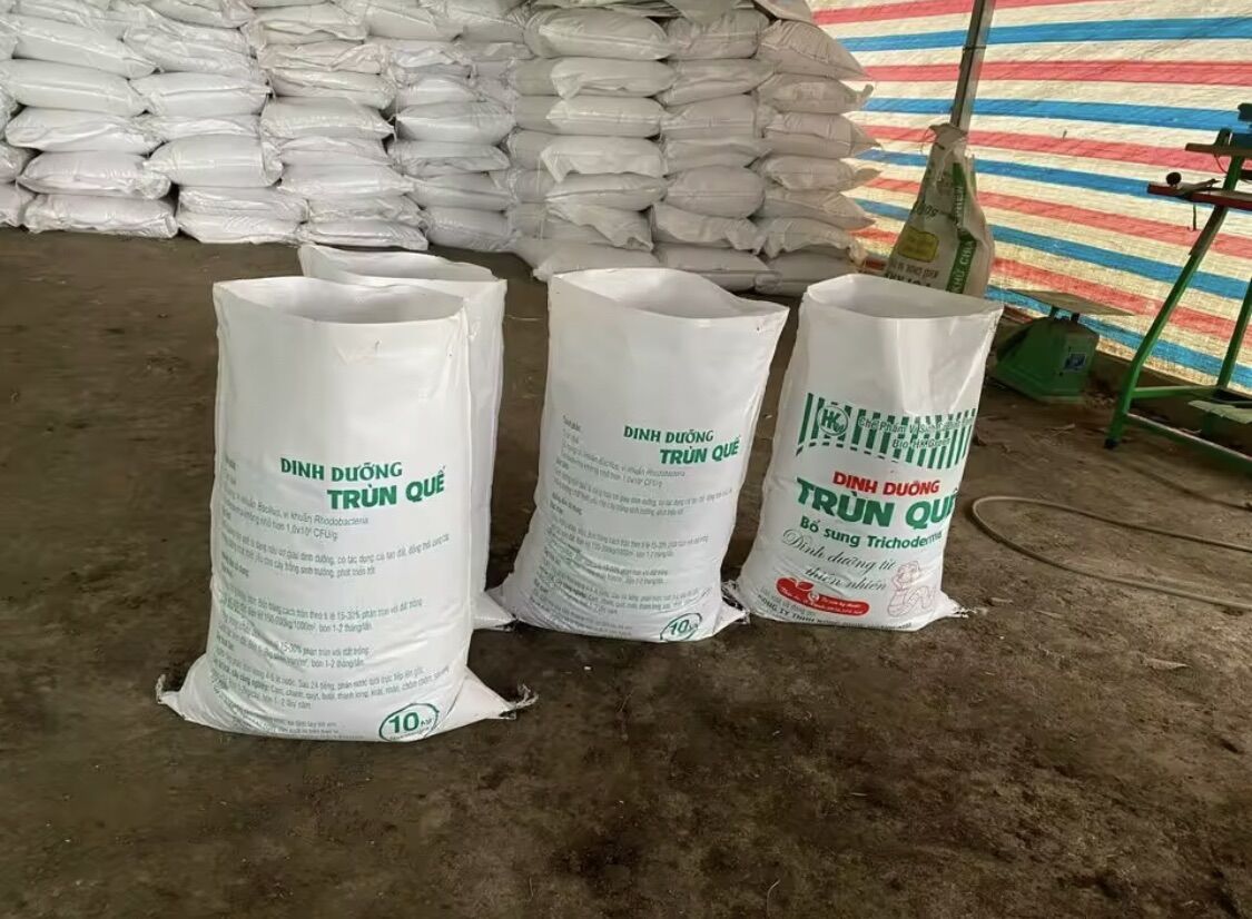 Phân Trùn Quế Nguyên Chất ( bao 25kg - dạng bột )