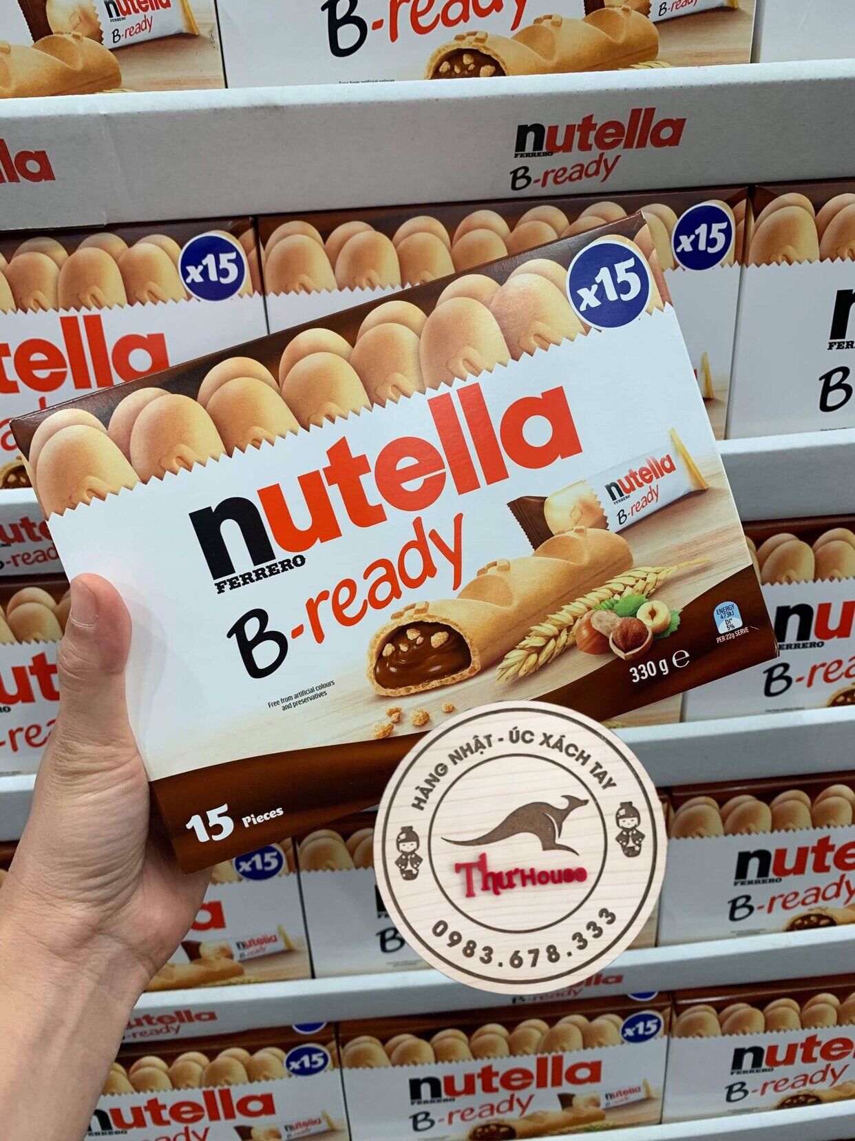 Bánh Nutella Giòn Nhân Socola Hạt Phỉ