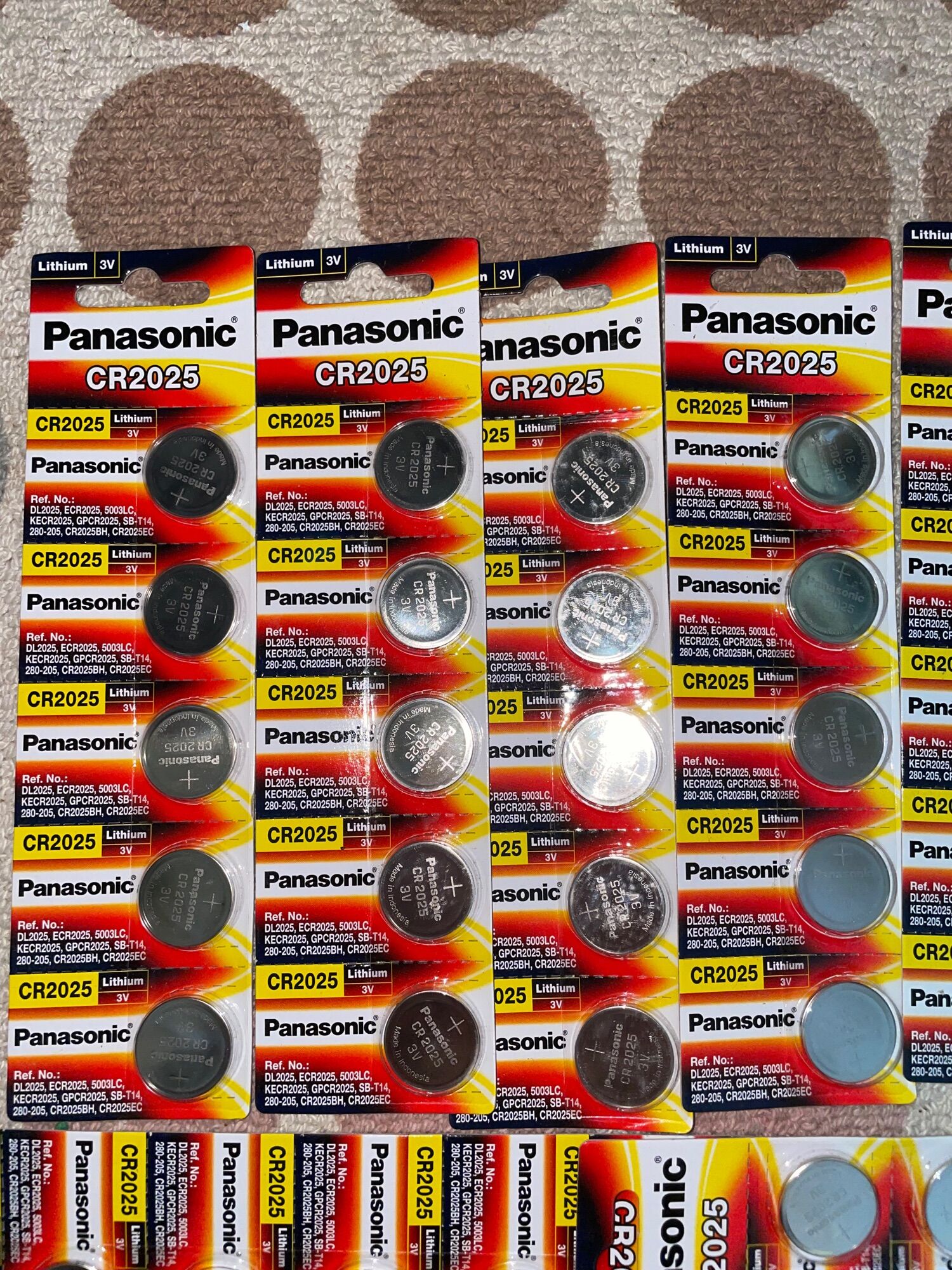 PIN CÚC ÁO  CR2025 PANASONIC LITHIUM 3V