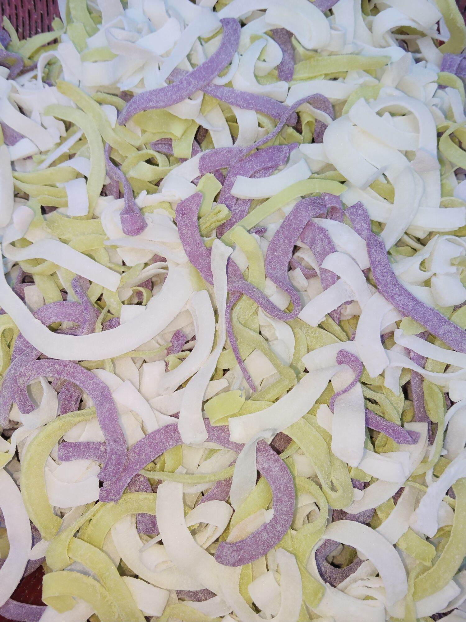 Mứt dừa sợi dẻo mix vị 500g (thiên nhiên)