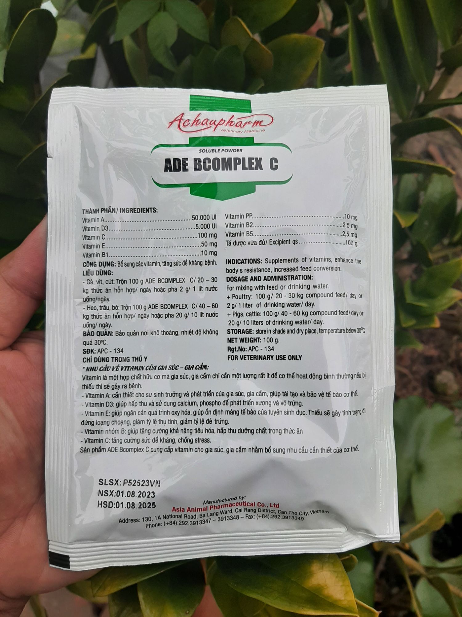 ADE-BCOMPLEX C Bổ Sung Dinh Dưỡng Cho Vật Nuôi