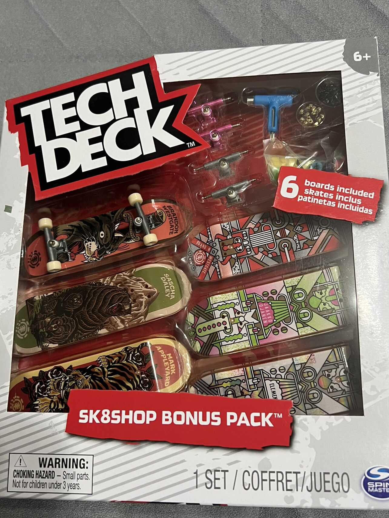 Sonik Limited Edition Tech Deck Fingerboard Collectible Childrens Gift Skateboard Toy for Boys And G