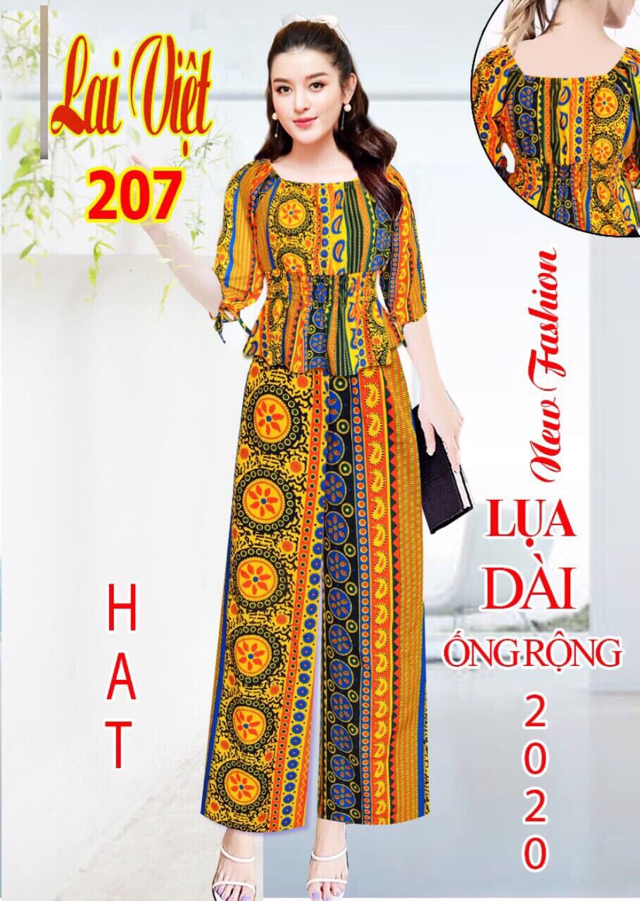 Bộ lụa 9 tấc ống rộng (size 40-57kg