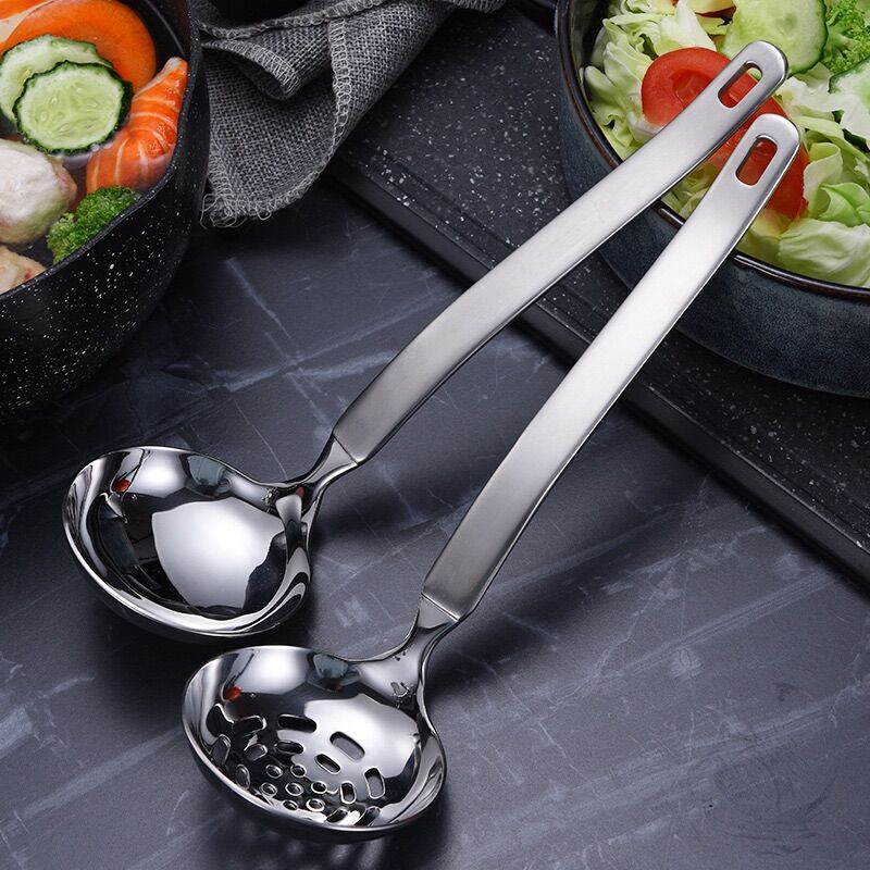 Muôi múc canh inox 304 cao cấp sáng bóng sang trọng kích thước 22.5cm x 7cm