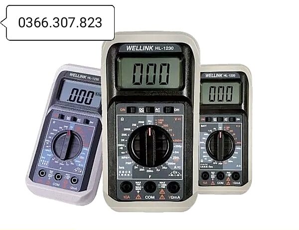 Wellink HL-1230 Đồng hồ đo vạn năng đo điện
