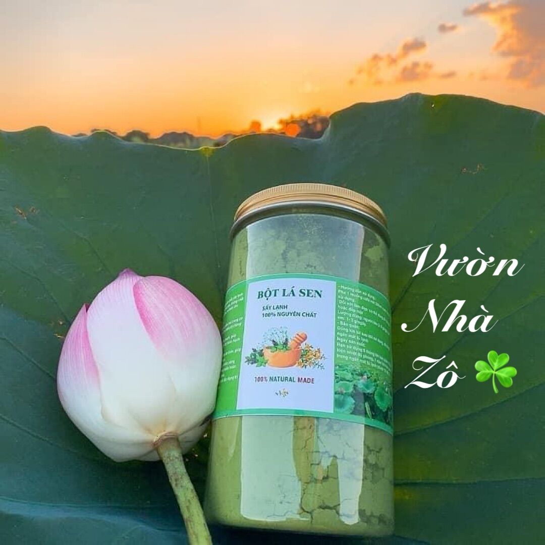 [HCM] Bột lá sen sấy lạnh nguyên chất 150gr 500gr