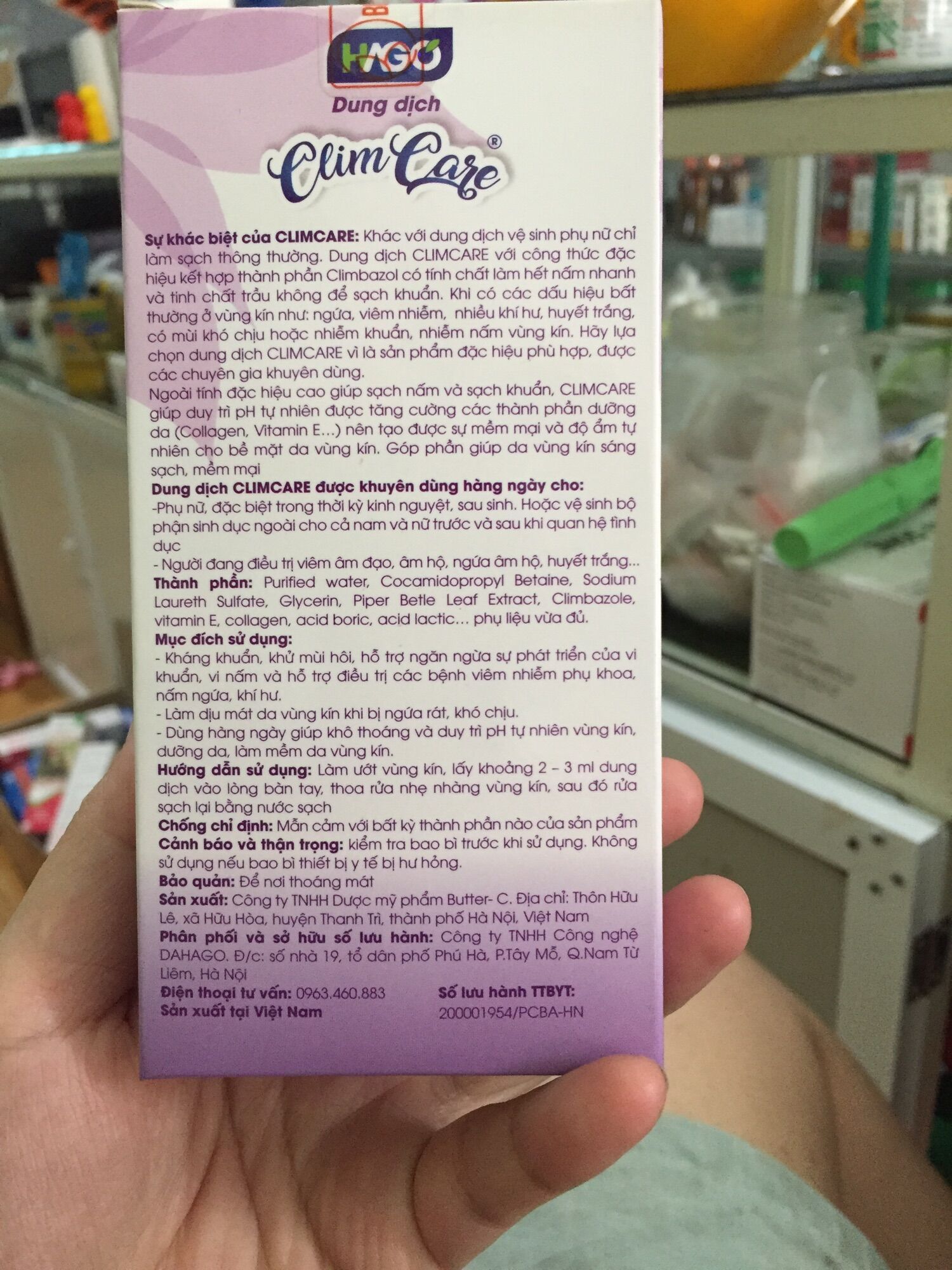 Dung dịch vệ sinh phụ nữ Gynofen
