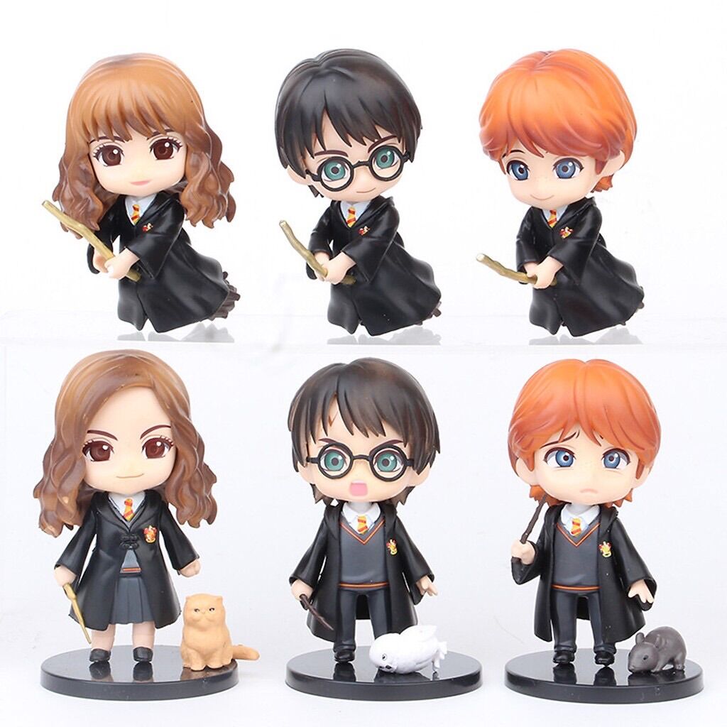 Combo 06 mô hình nhân vật harry potter - cao 10cm