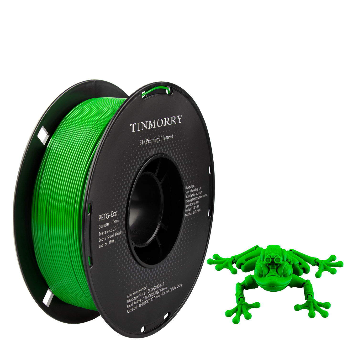 Tinmorry: Vật Liệu Tiêu Hao In Petg3d Cấp Tiếp Xúc Thực Phẩm Vật Liệu PETG-ECO Tianrui, Đóng Gói 1Kg