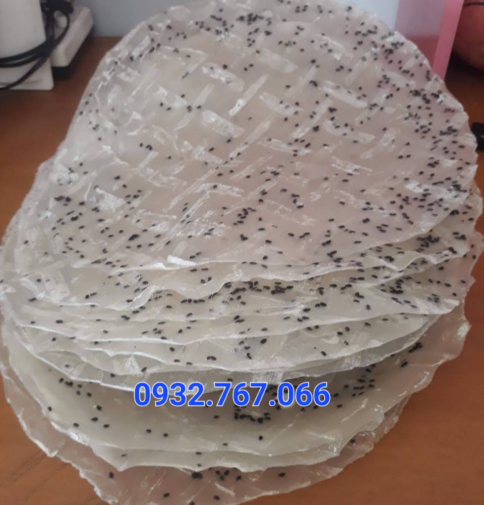 Bánh tráng gạo mè đen
