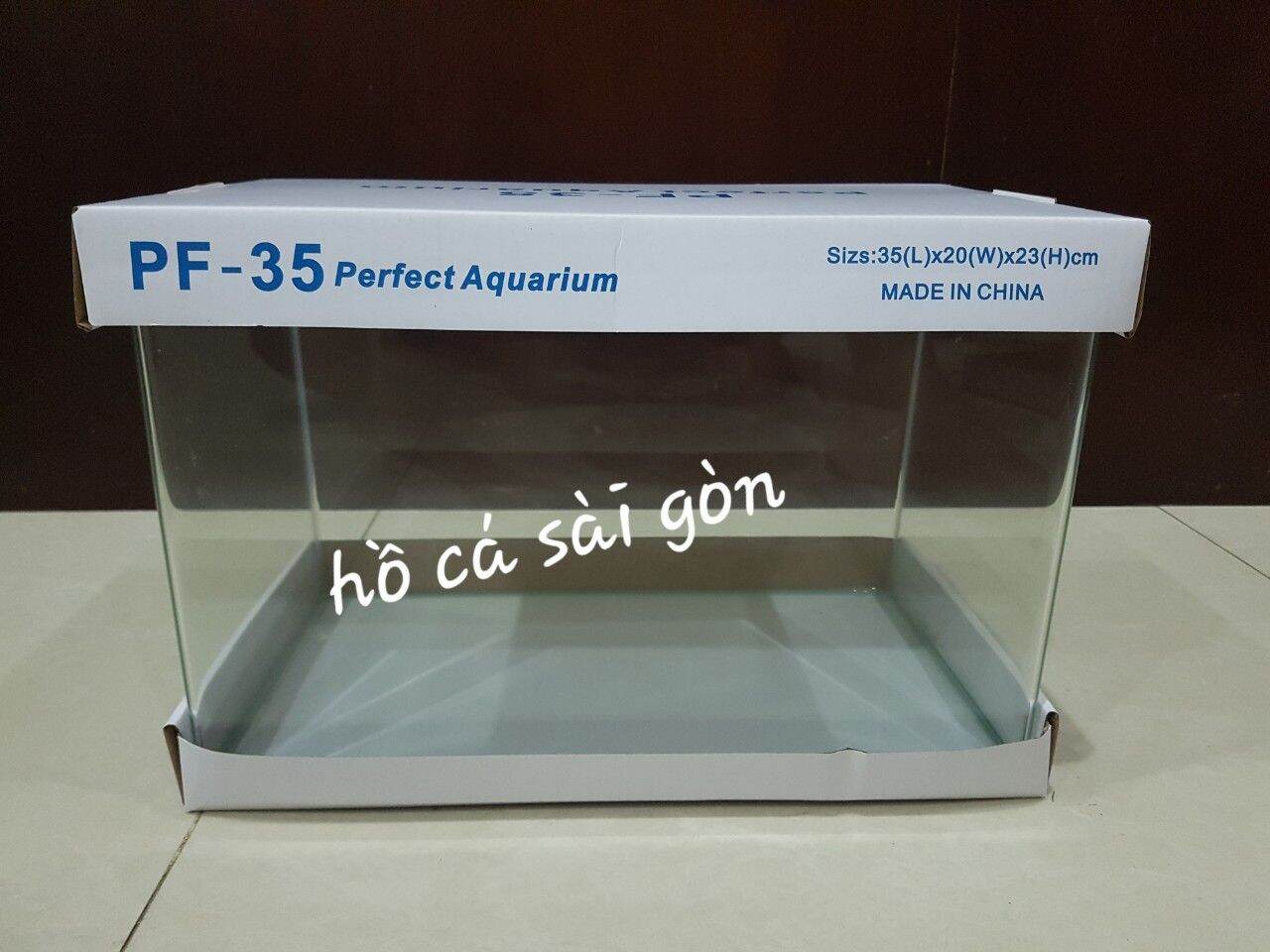 Bể cá, Hồ cá đúc uốn cong 35×20×23