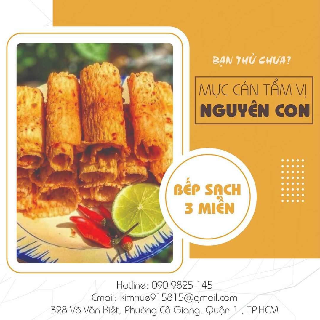 Khô mực cán tẩm vị nha trang - 200gr
