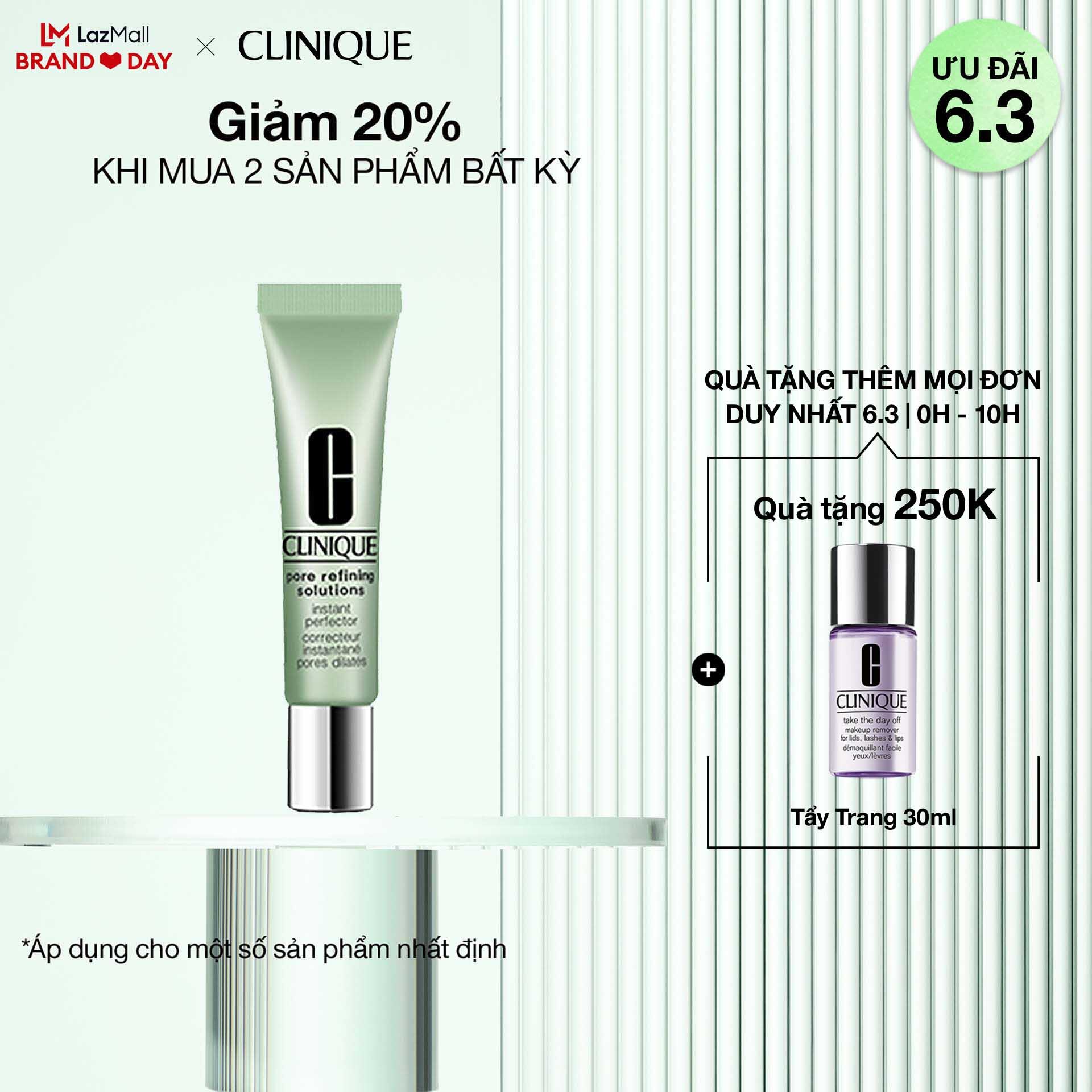Kem che khuyết điểm se khít lỗ chân lông Clinique Pore Refining Solutions Instant Perfector 15ml