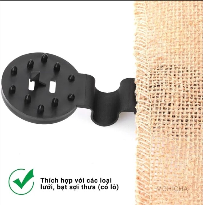 Bộ 100 kẹp lưới nhựa che nắng , kẹp bạt che mưa . Mẫu mới nhất