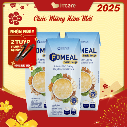 TPBS Orgalife Fomeal Basic Soup 250ml - bữa ăn dinh dưỡng giúp phục hồi nhanh chóng