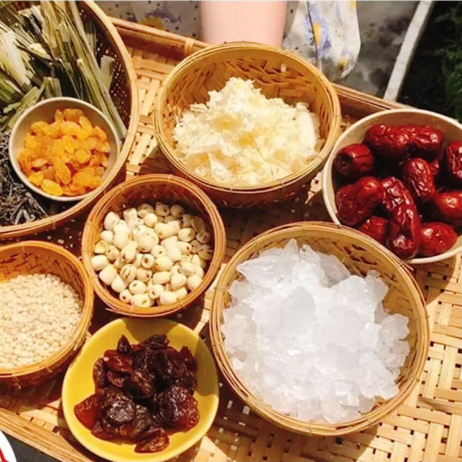 Set Chè sâm bổ lượng 500gr Tặng kèm gói hạt é