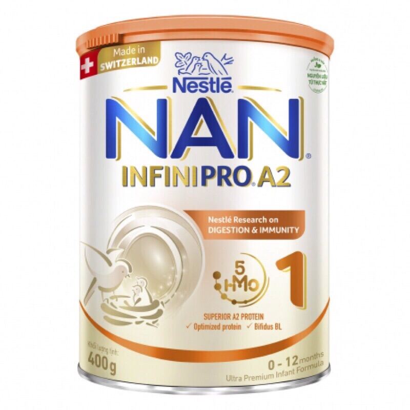 Sữa Bột Nestle Nan Infinipro A2 số 1 - Hộp 400g