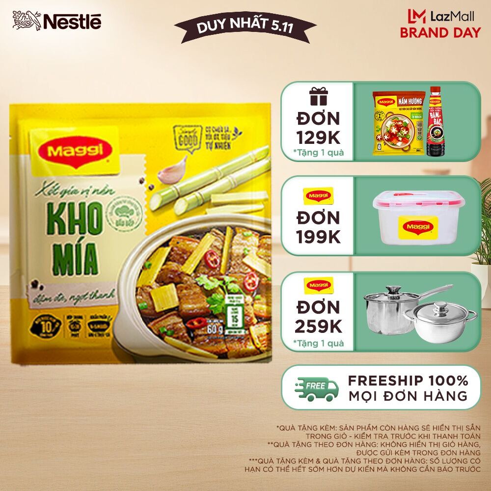 [ƯU ĐÃI THÁNG 11] [FREESHIP TOÀN QUỐC] Xốt gia vị nền Maggi Kho mía