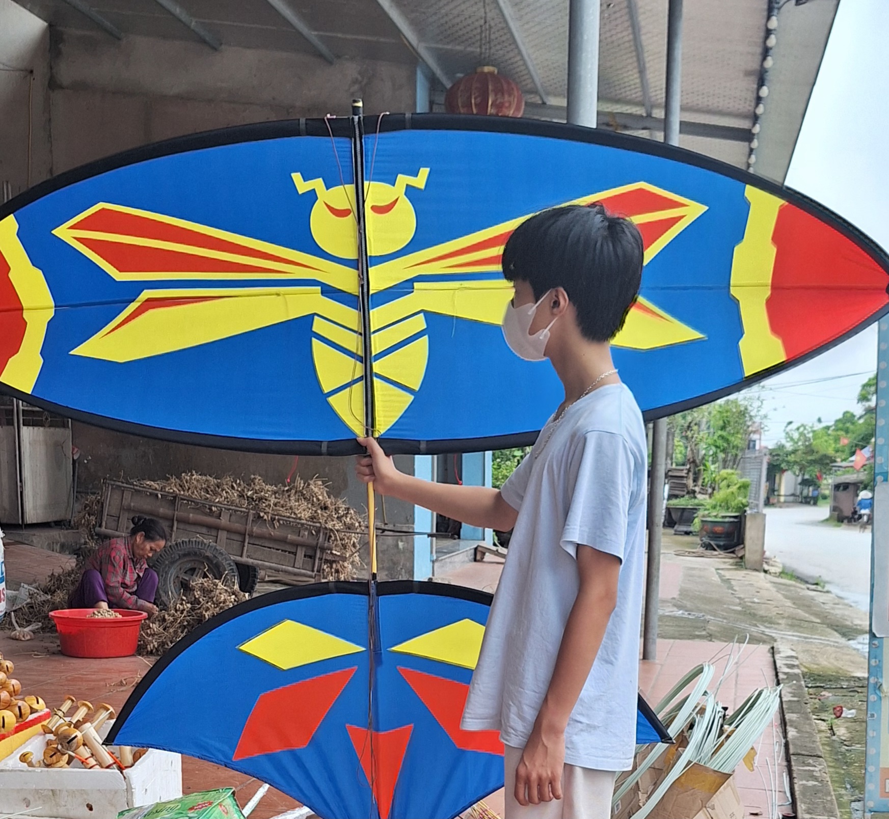 Diều 2m in hình hoàn thiện.