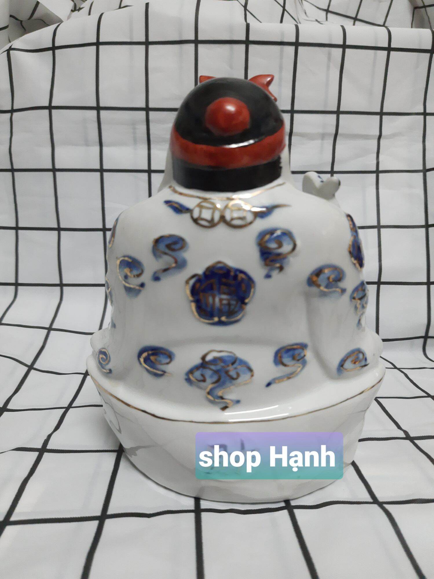 Ông Địa Thần Tài phú quý cao 17 cm