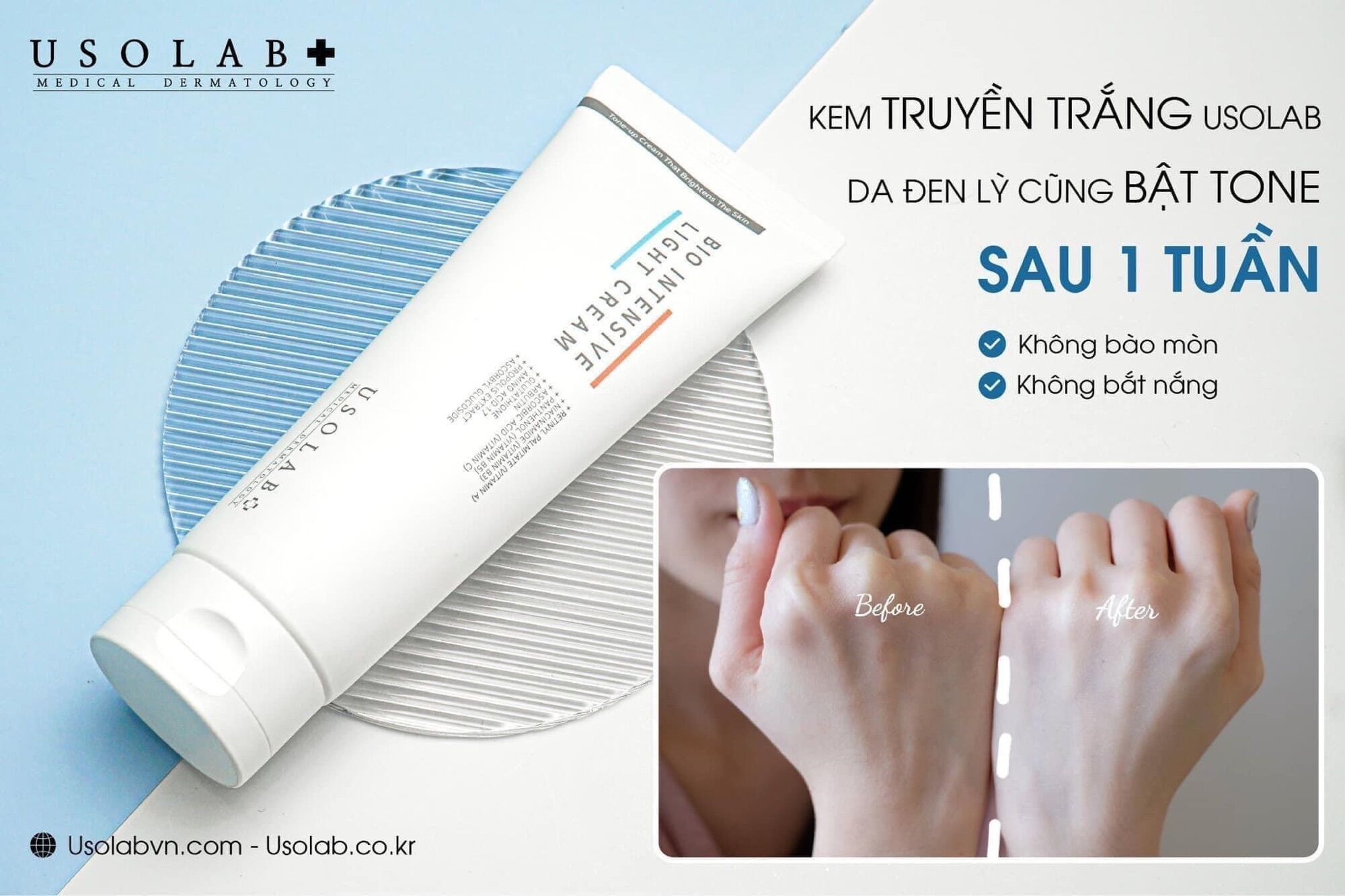 ( TEM PHỤ ) KEM TRUYỀN TRẮNG BODY USOLAB
