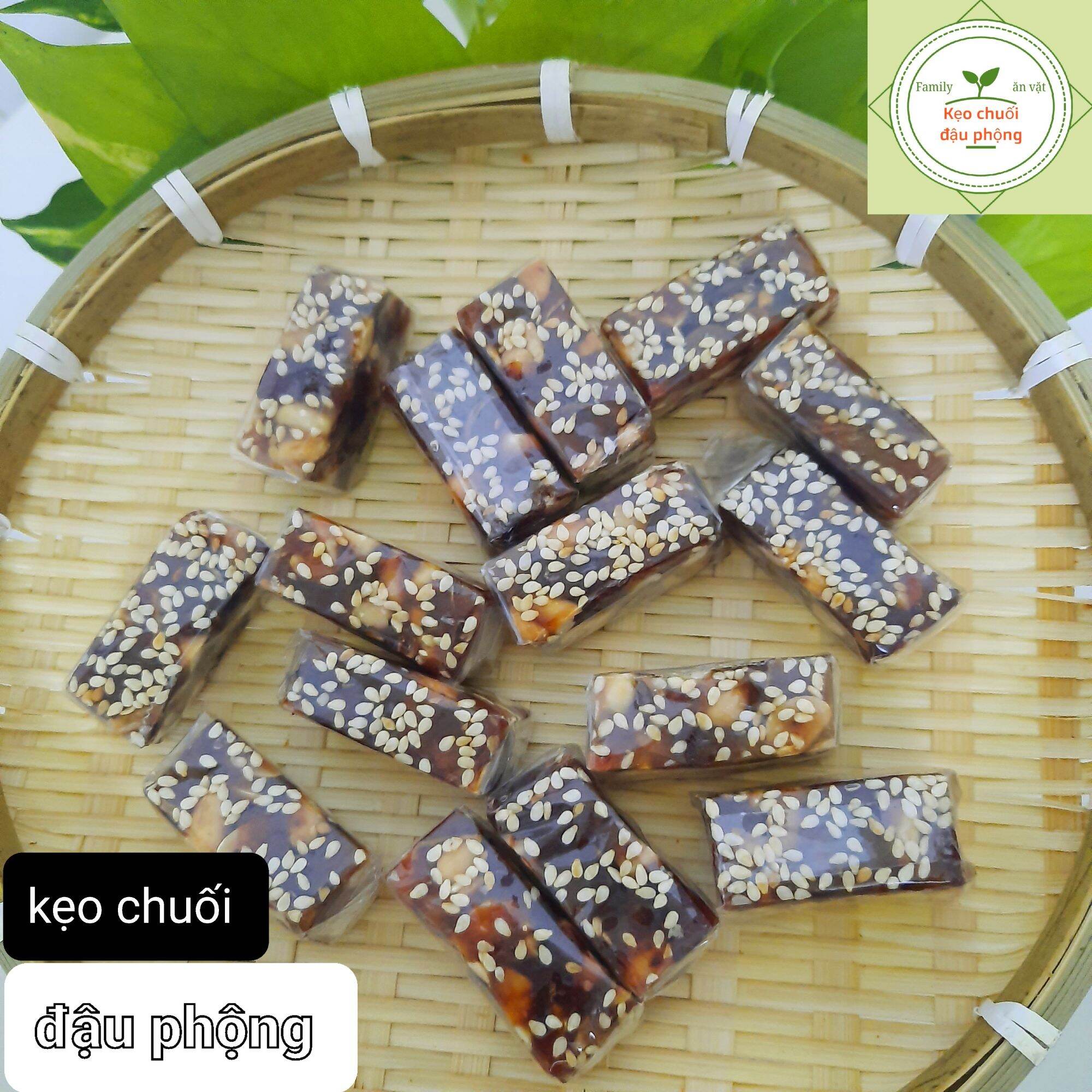 Kẹo chuối đậu phộng - bịch 200gr