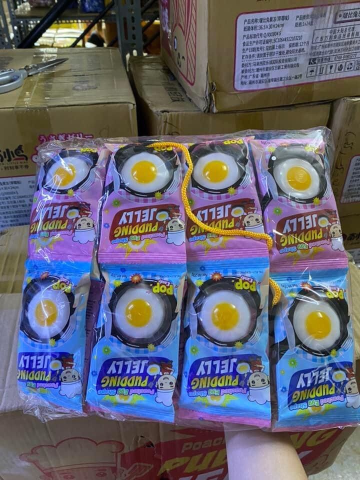 COMBO 5 CÁI PUDDING THẠCH MÔ PHỎNG CHẢO TRỨNG CHIÊN