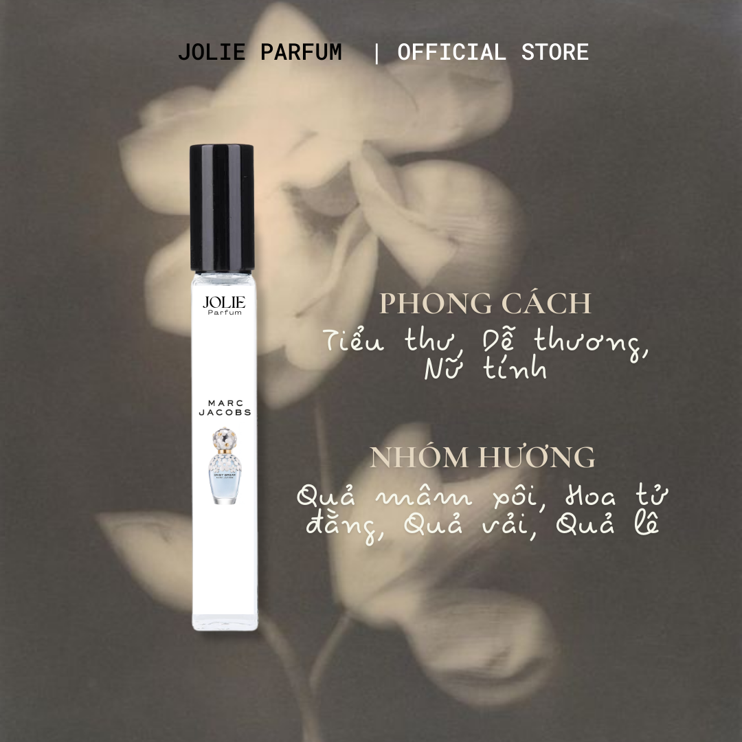 Nước Hoa Nữ Chiết MJ 10ml - Hương Ngọt Ngào, Tươi Mát và Quyến Rũ - Jolie Parfum