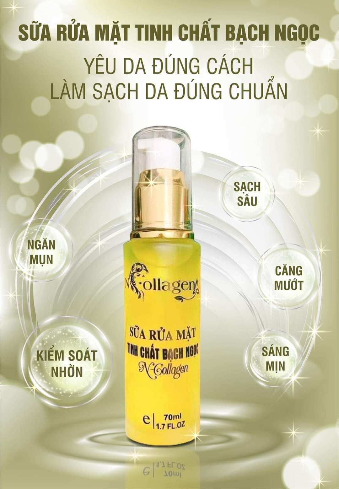 SỮA RỬA MẶT BẠCH NGỌC NCOLLAGEN