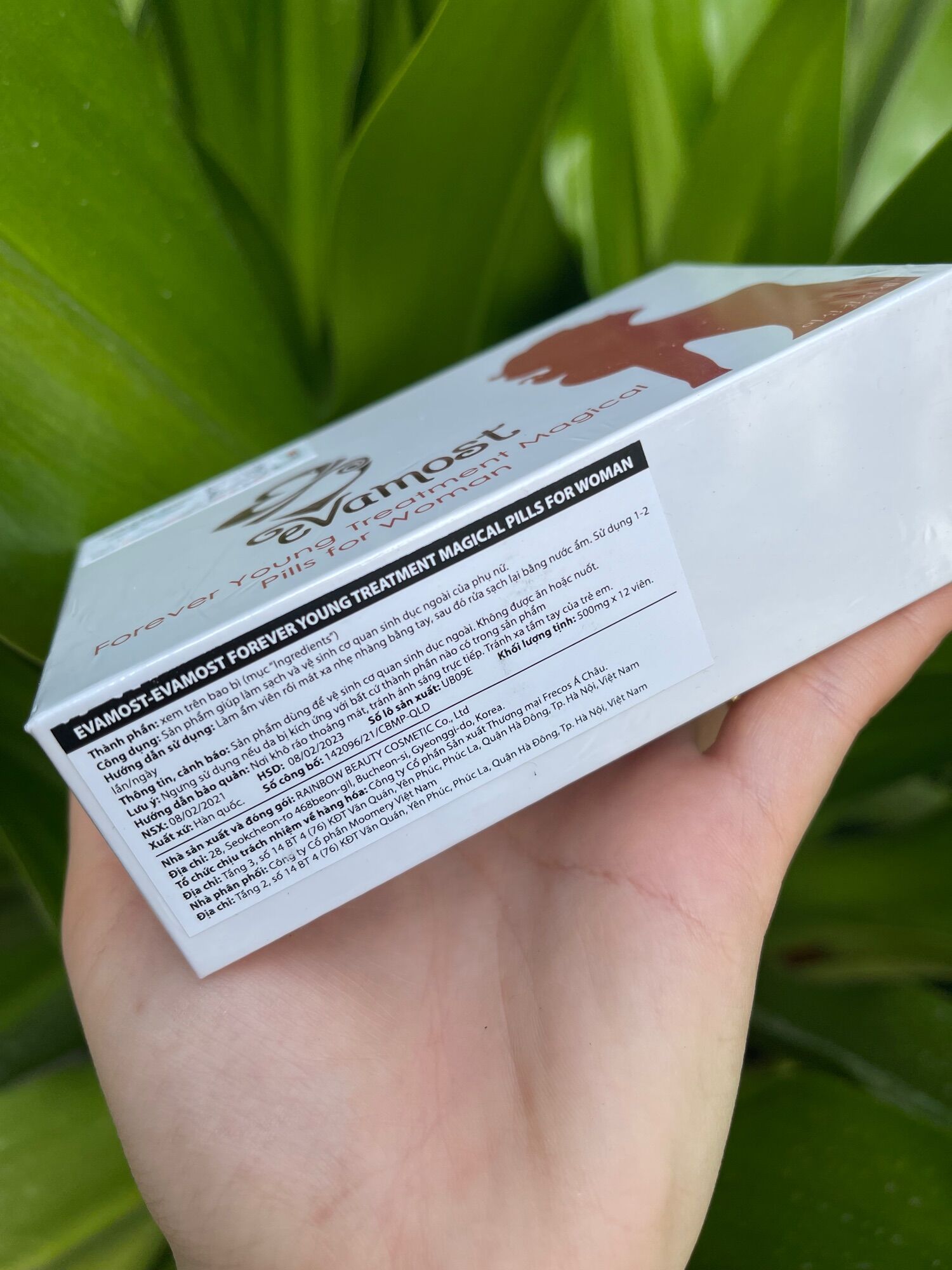 [HCM]Viên đặt hồi xuân Evamost ( tem cào hộp 12 viên )