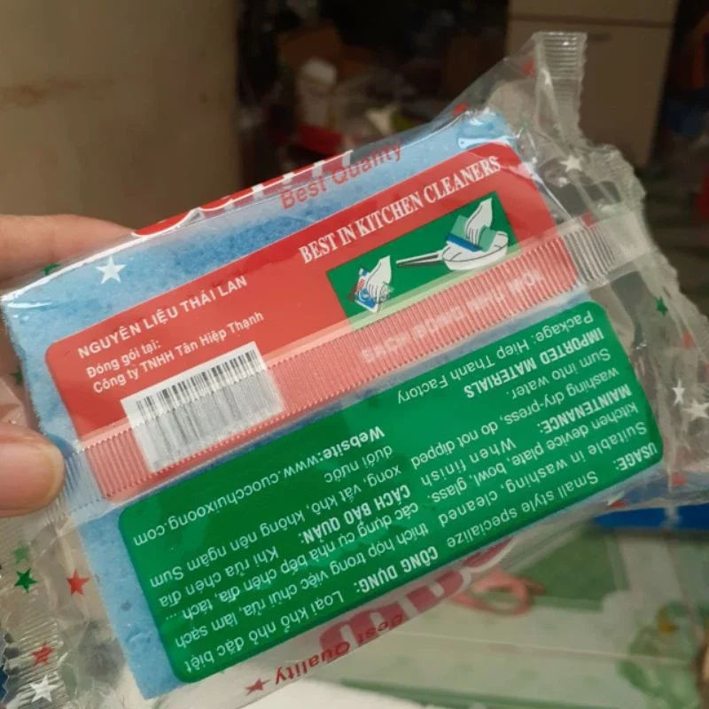 Miếng mút rửa chén tạo bọt Sum/Samran//Dura