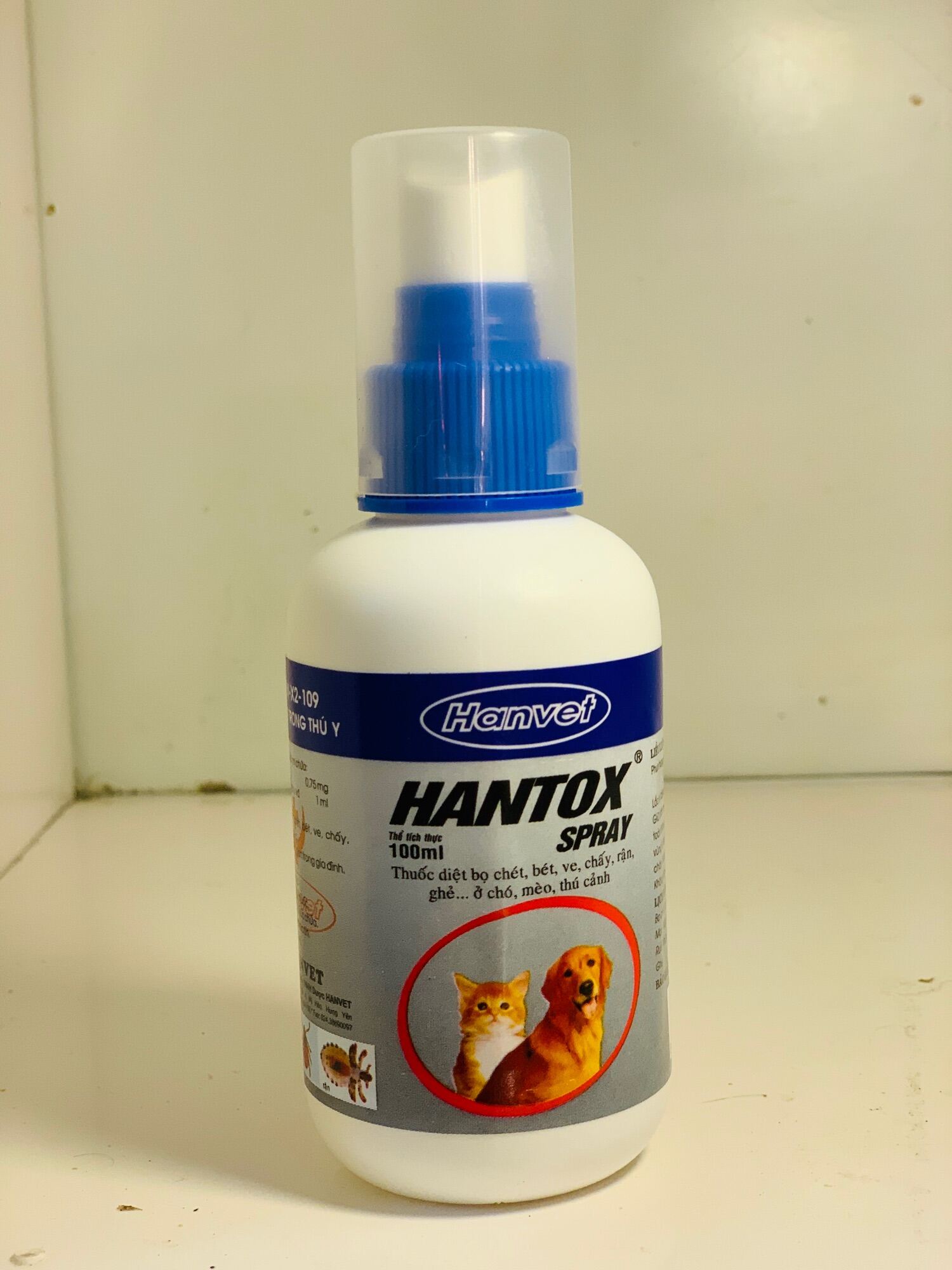 Xịt ve rận Hantox spray