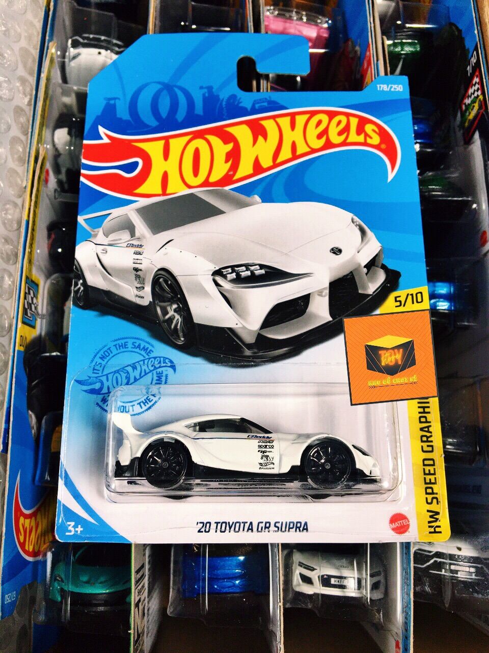 Xe Mô Hình Hot Wheels tỉ lệ 1:64 "20 Toyota GR Supra" (White/Trắng) (Model new 2021)
