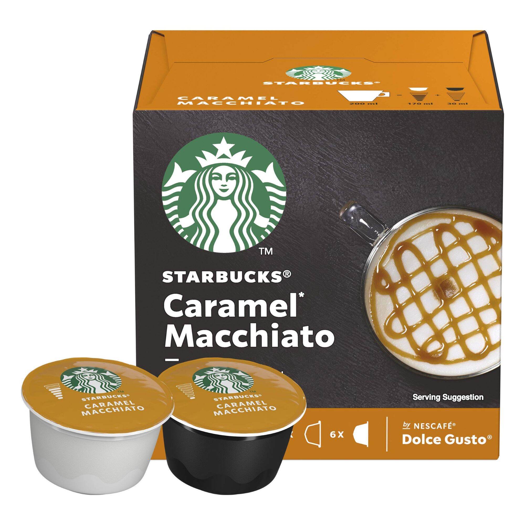 HCMHộp 12 viên Starbucks Caramel Macchiato cho máy Dolce Gusto xuất xứ UK