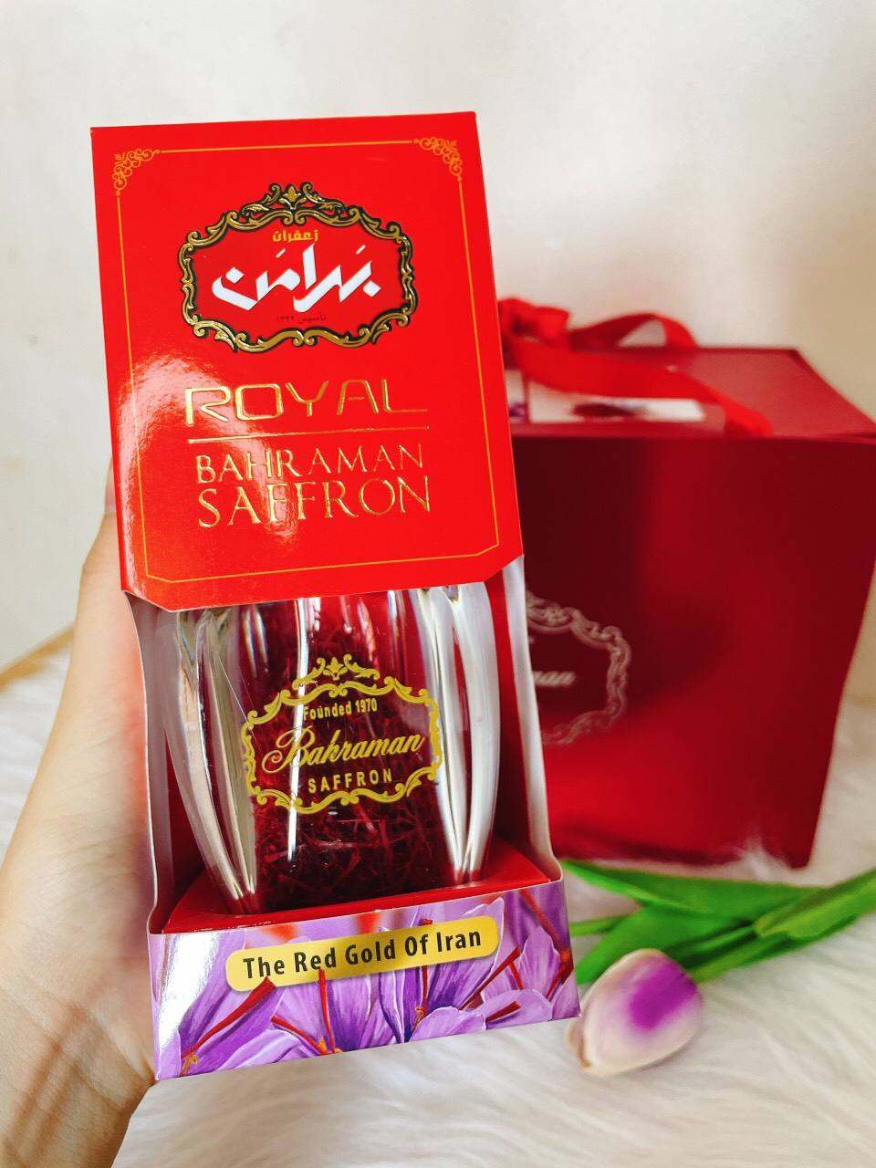 3gr nhụy hoa nghệ Tây Saffron Tây Á chính hãng tặng táo, nhíp, cẩm nang