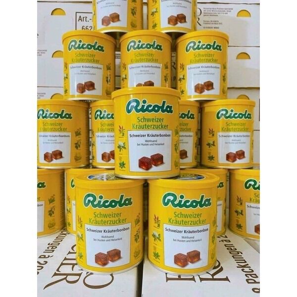 Kẹo ngậm Ricola thảo dược 250g Đức