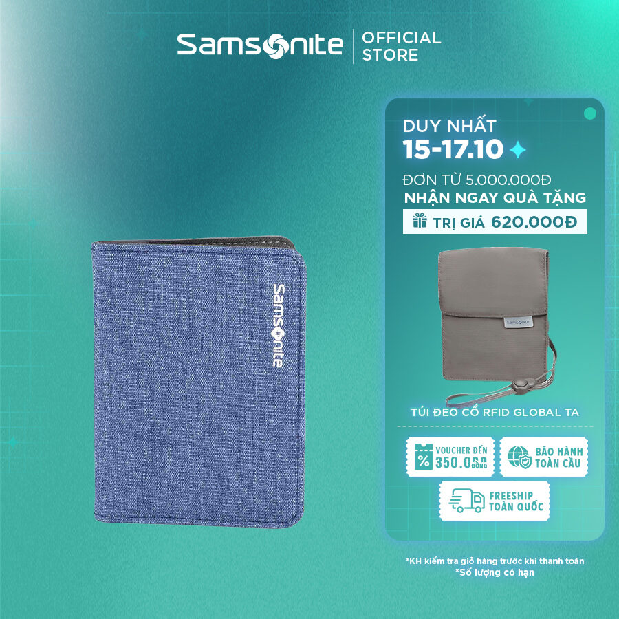 Ví Đựng Passport Samsonite Travel Essentials Passport Cover RFID