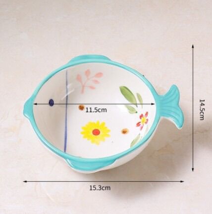 Bát Ăn Dặm Gốm Sứ Hình Cá Cao Cấp