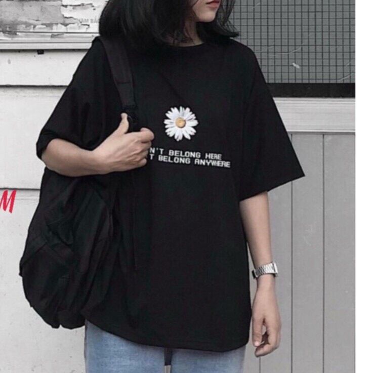 Áo thun nữ in hình bông cúc Ulzzang TF06 Thời Trang Teenfashion