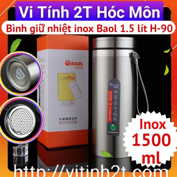 Bình giữ nhiệt cao cấp baol – inox 304 siêu bền – dung tích lớn – h90 1500ml